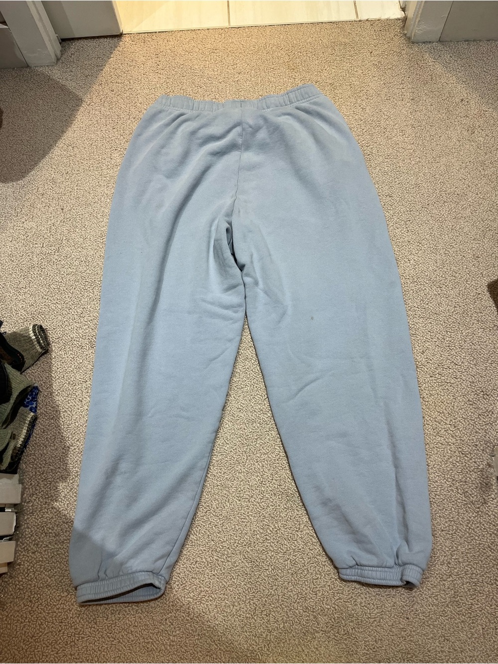 TNA COZY AF women’s  Light Blue Fleece Sweatpants
